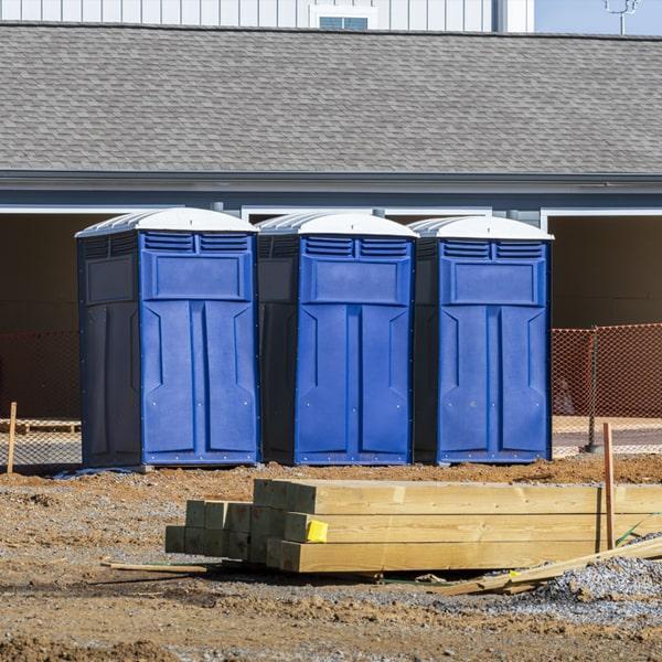 Heavy-duty construction site porta potty in Sealy, Texas