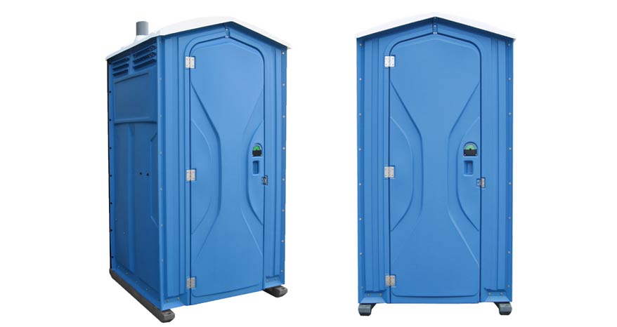 Long-term porta potty units on site in Sealy, Texas